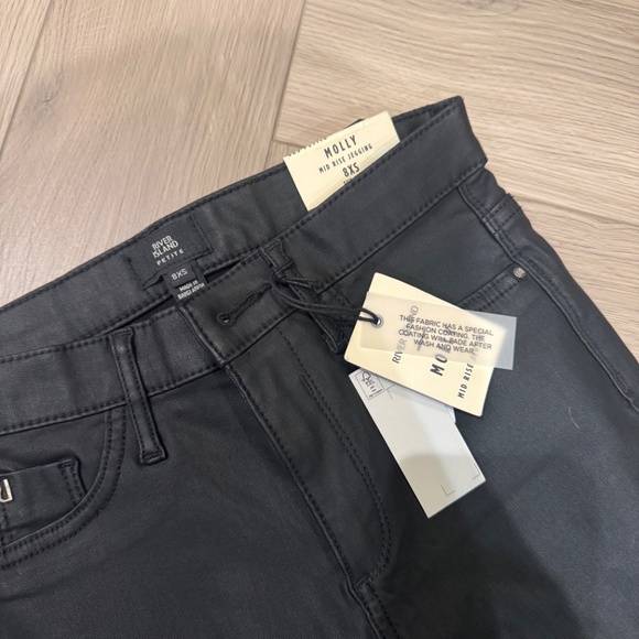 River Island faux leather stretch pants - Picture 2 of 4